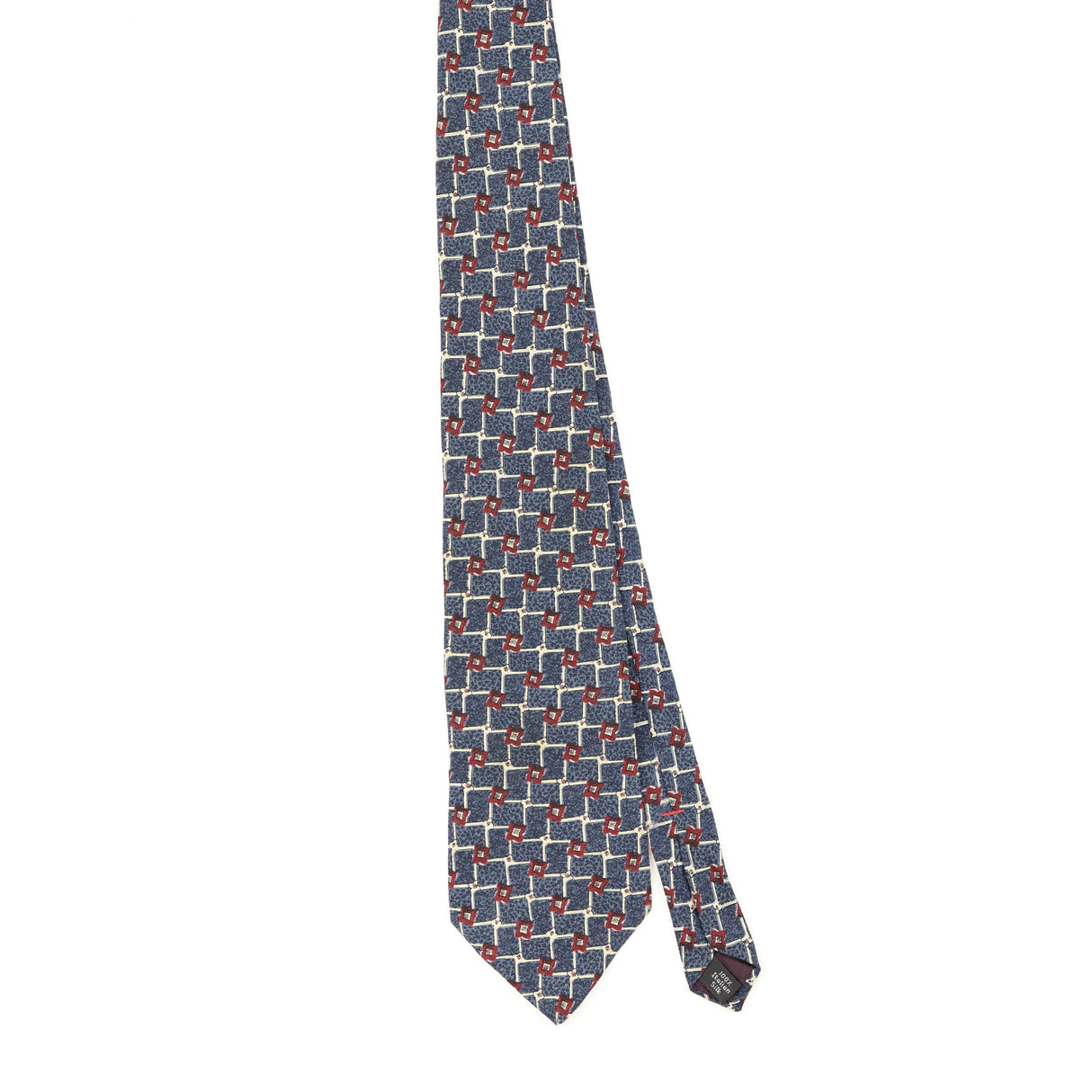 Front Front of Vintage 1990's Zylos Geometric Patterned Tie