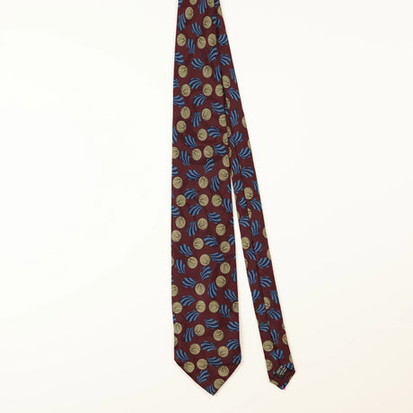 Front of Vintage Geometric Patterned Tie