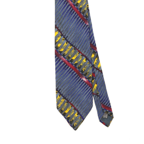 Front Front Detail of Vintage 1990's Abstract Patterned Tie