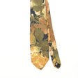 Front Front Detail of Vintage 1980's Monsieur Pierre Floral Patterned Tie