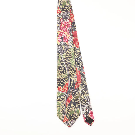 Front of Vintage Abstract Patterned Tie
