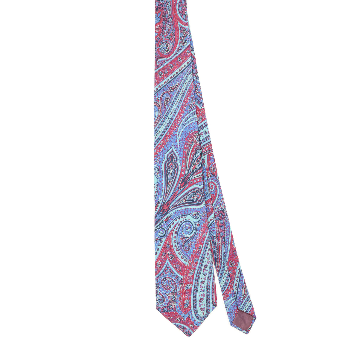 Front of Vintage 1980's Nina Ricci Paisley Patterned Tie