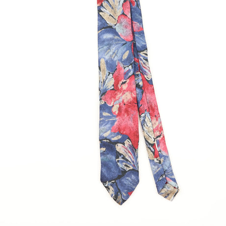 Front Detail of Vintage 1990's Abstract Patterned Tie