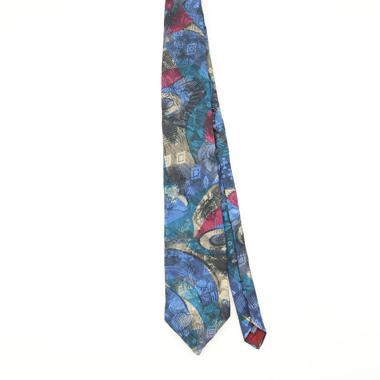 Front of Vintage 1990's Botany 500 Abstract Patterned Tie