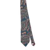 Front Front of Vintage 1990's Paisley Patterned Tie