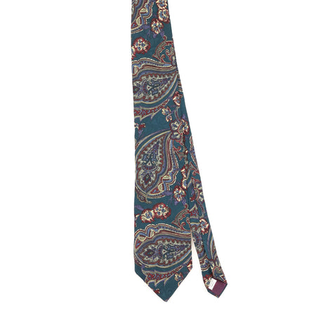Front Front of Vintage 1990's Paisley Patterned Tie