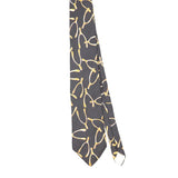Front Front of Vintage 1980's Cerruti 1881 Wishbones Geometric Patterned Tie