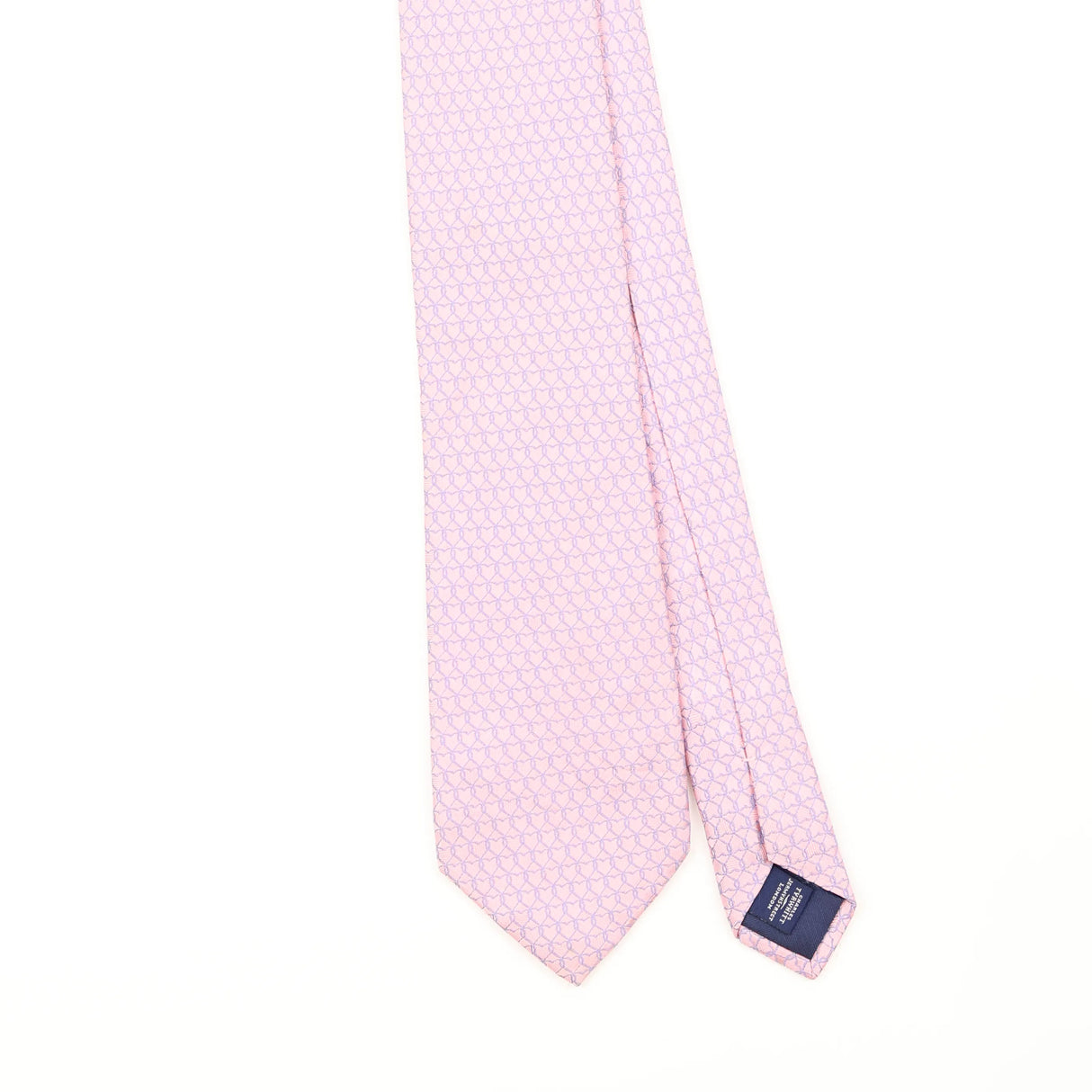 Front Detail of Vintage Charles Tyrwhitt Geometric Patterned Tie