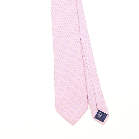 Front Detail of Vintage Charles Tyrwhitt Geometric Patterned Tie