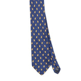 Front Front Detail of Vintage 1990's Brooks Brothers Foulard Paisley Patterned Tie