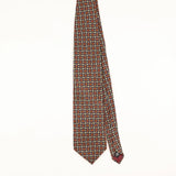 Front of Vintage 1990's Stafford Geometric Patterned Tie