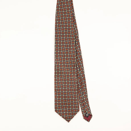 Front of Vintage 1990's Stafford Geometric Patterned Tie