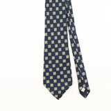 Front Detail of Vintage 1990's Celtic Geometric Patterned Tie