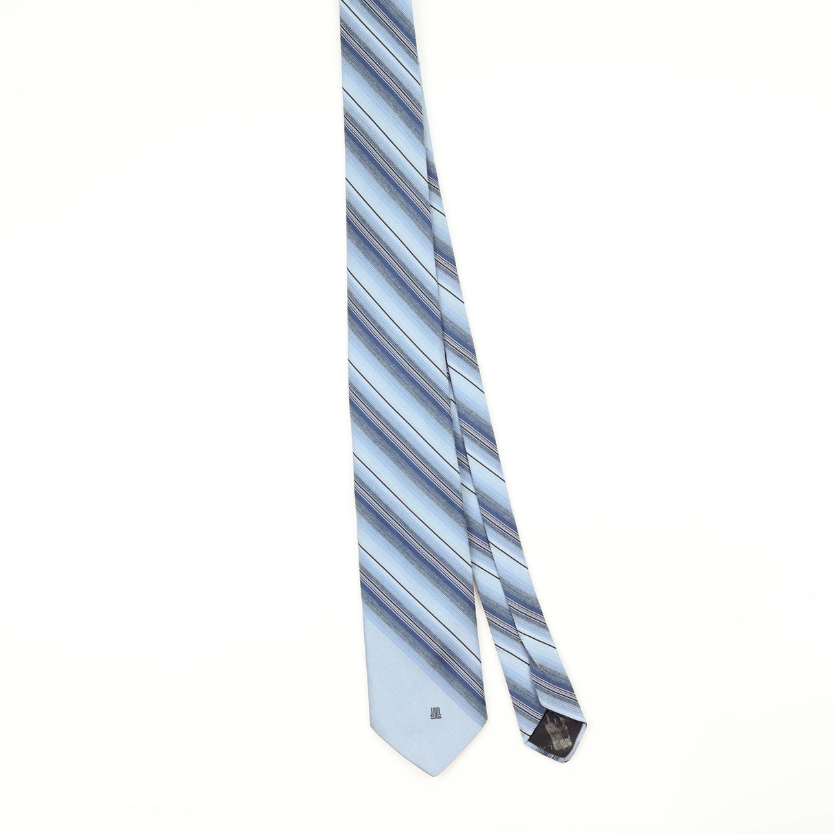 Front Front of Vintage 1980's Lanvin Striped Patterned Tie