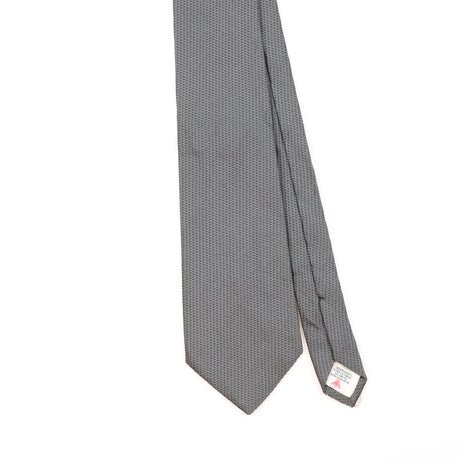 Front Detail of Vintage 1990's Turnbull & Asser Plain Patterned Tie