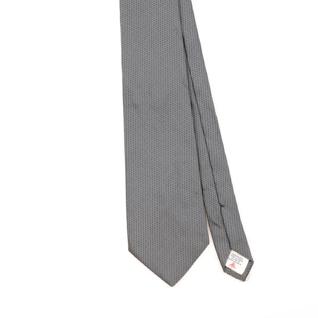 Front Detail of Vintage 1990's Turnbull & Asser Plain Patterned Tie