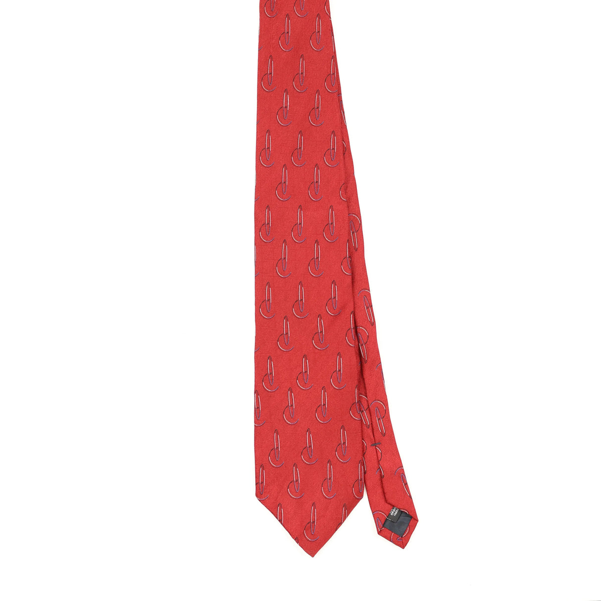 Front Front of Vintage 1990's Geometric Patterned Tie