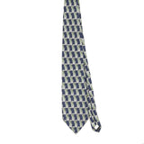 Front Front of Vintage 1990's Pierre Cardin Geometric Patterned Tie
