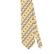 Front Front Detail of Vintage 1990's Geometric Patterned Tie