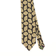 Front Detail of Vintage 1990's Club Room Geometric Patterned Tie