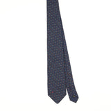 Front of Vintage 1990's Valentino Geometric Patterned Tie