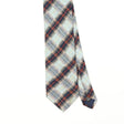 Front Front Detail of Vintage 1990's Kenzo Crinkle Plaids & Checks Patterned Tie