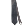Front Detail of Vintage 1980's Carven Striped Patterned Tie