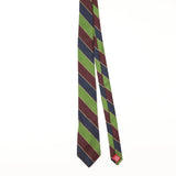 Front of Vintage Penguin Striped Patterned Tie
