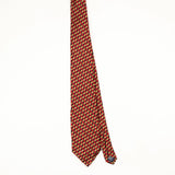Front Front of Vintage 1990's Lands' End Geometric Patterned Tie
