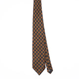 Front Front of Vintage Tango Square Geometric Patterned Tie