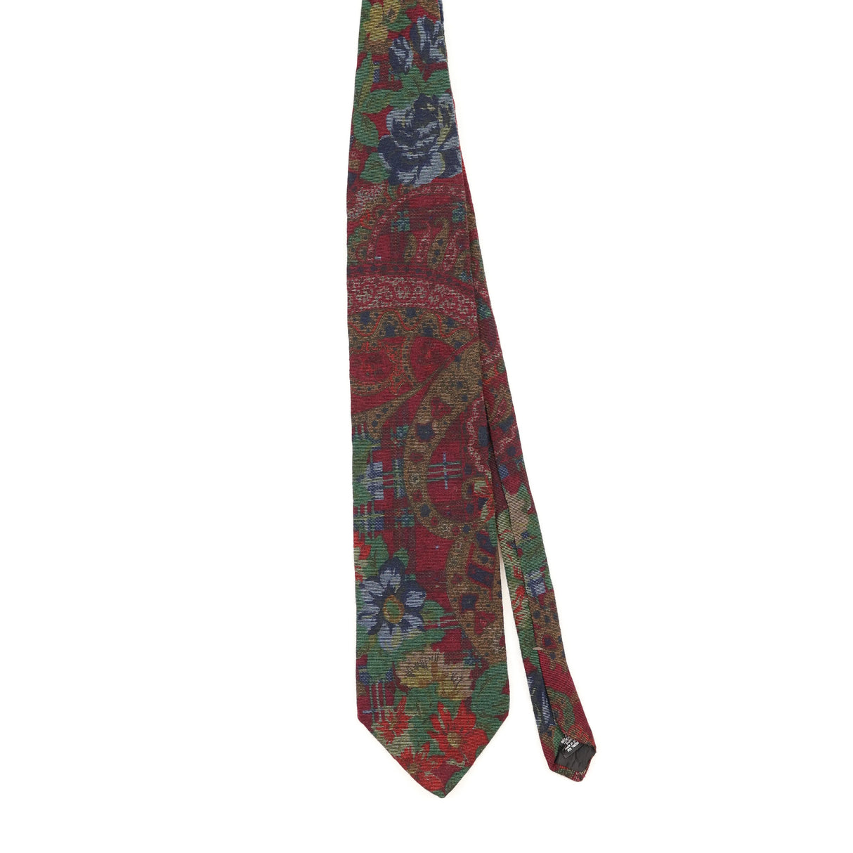 Front of Vintage 1990's Cambridge Classics Floral Patterned Tie