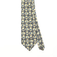 Front Front Detail of Vintage 1990's Jose Piscador Geometric Patterned Tie