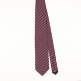 Front of Vintage 1990's Hugo Boss Striped Patterned Tie