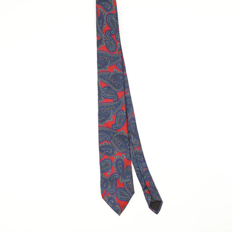 Front Front of Vintage 1990's Paisley Patterned Tie