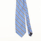 Front Detail of Vintage 1990's Brooks Brothers Striped Patterned Tie