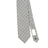 Front Front Detail of Vintage 1990's Vitaliano Pancaldi BNWT Geometric Patterned Tie
