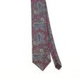 Front Detail of Vintage 1990's Paisley Patterned Tie