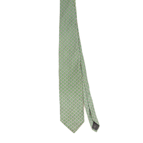 Front Front of Vintage 1990's Brooks Brothers Geometric Patterned Tie
