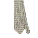 Front Detail of Vintage 1990's Robert Talbott Best Of Class Geometric Patterned Tie