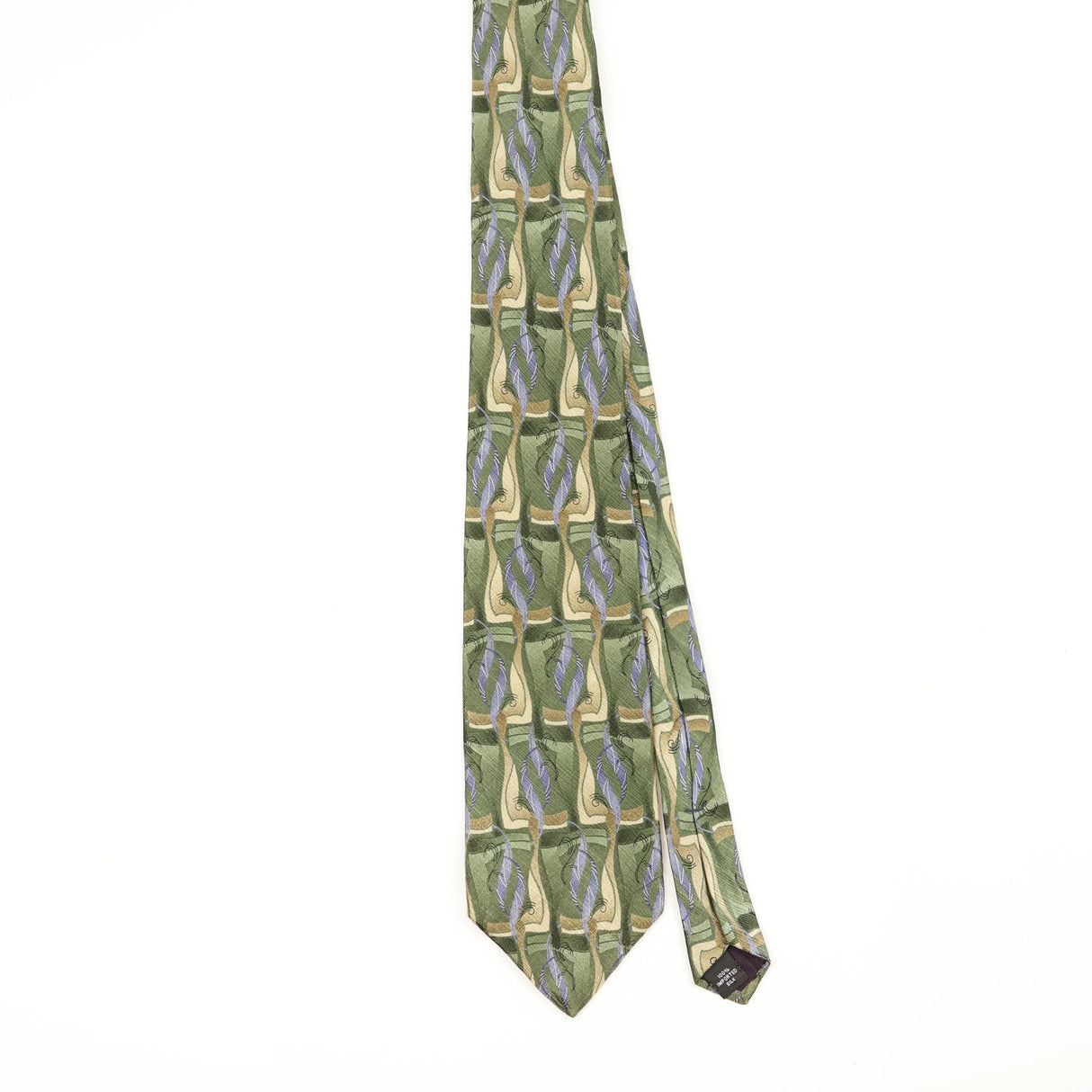 Front Front of Vintage 1990's Abstract Patterned Tie