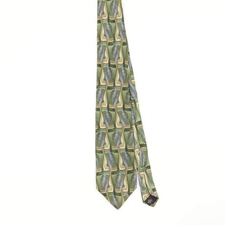 Front Front of Vintage 1990's Abstract Patterned Tie
