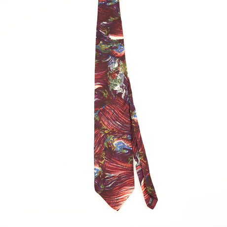 Front Front of Vintage 1990's Enrico Coveri Abstract Patterned Tie