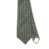 Front Front Detail of Vintage 1980's Yves Saint Laurent Geometric Patterned Tie