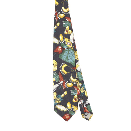 Front Front of Vintage 1990's Kenzo Abstract Patterned Tie