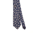 Front Detail of Vintage 1990's Lines Geometric Patterned Tie