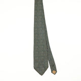 Front Front of Vintage 1980's Christian Dior Geometric Patterned Tie