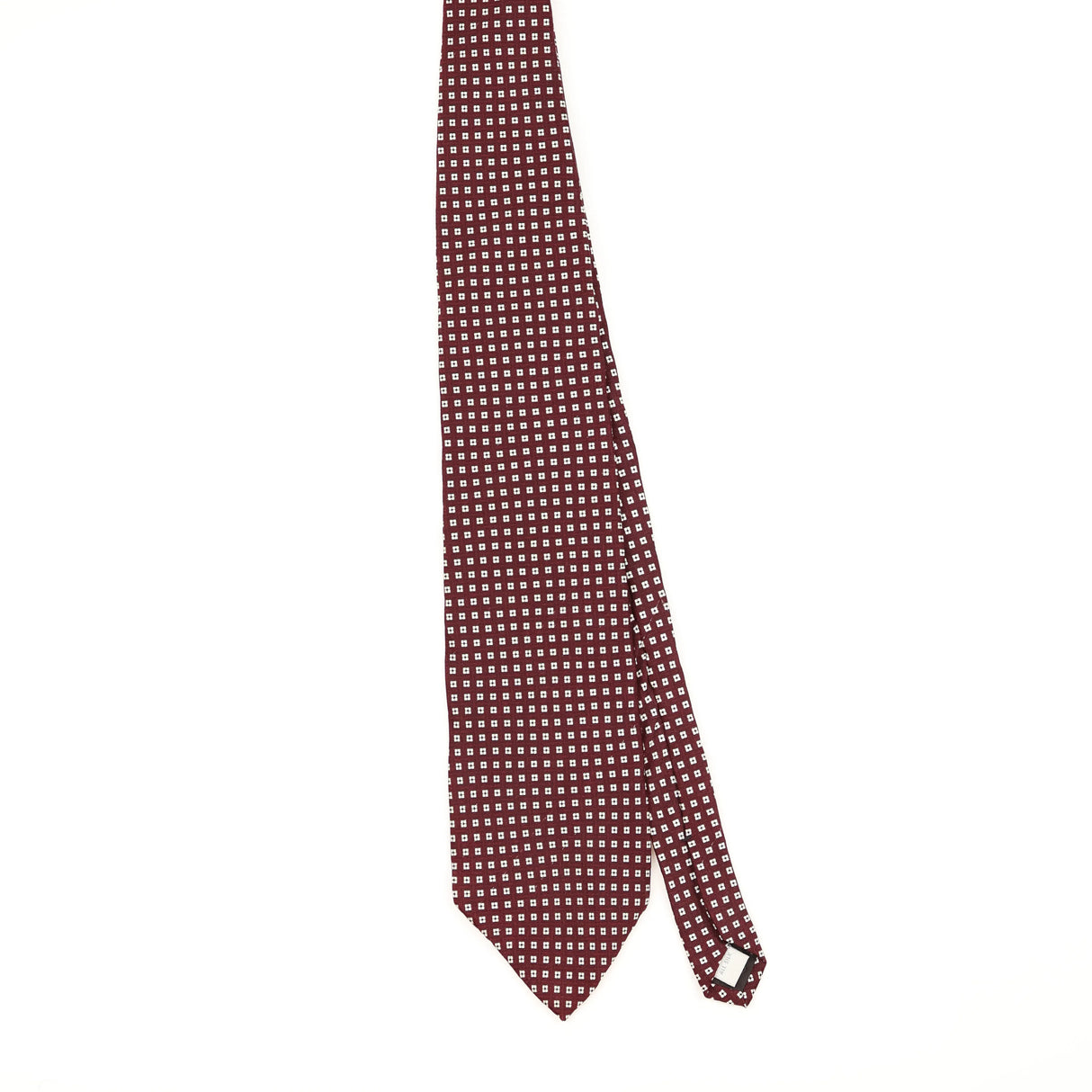 Front of Vintage 1990's Geometric Patterned Tie