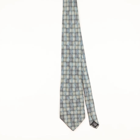 Front of Vintage Etienne Aigner Geometric Patterned Tie