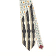 Front Front Detail of Vintage 1990's Abstract Patterned Tie