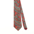 Front Detail of Vintage 1990's John Henry Paisley Patterned Tie